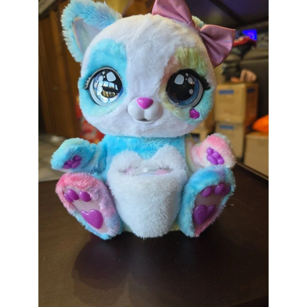 Peek-A-Roo, Interactive Rainbow Plush Toy & Baby with Bonus Bows Actions‎ Sounds